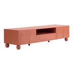 Rachel Arch Front Tv Unit for TVs up to 75" - Terracotta - DUSK