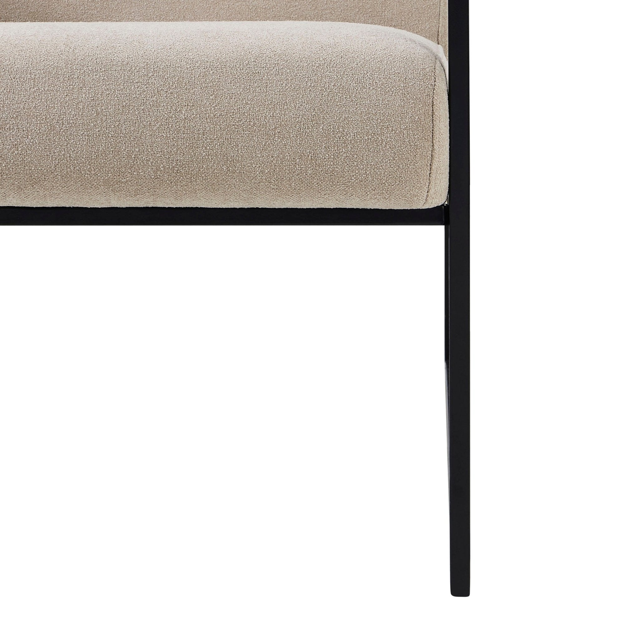 Rae Accent Chair - Chenille Greige - DUSK
