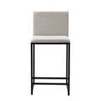 Rae Set Of 2 Barstools - Chenille - Light Natural - DUSK