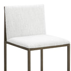 Rae Set of 2 Barstools - Ivory Boucle - DUSK