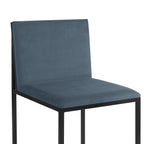 Rae Set Of 2 Barstools - Velvet - Blue - DUSK
