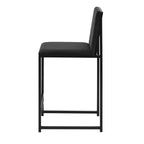 Rae Set Of 2 Barstools - Velvet - Charcoal - DUSK