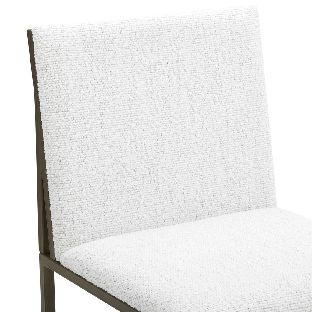 Rae Set of 2 Dining Chairs - Ivory Boucle - DUSK