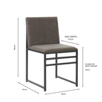 Rae Set of 2 Dining Chairs - Velvet - Beige - DUSK
