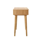 Raven Rattan Dressing Table with Drawers - Light Wood - DUSK
