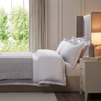 Regent 400 Thread Count Embroidered Duvet Cover - Sateen - Grey - DUSK