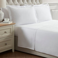 Regent Flat Sheet - 400 TC - White - DUSK