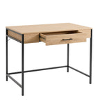 Riley Desk with Drawer - Light Wood - DUSK