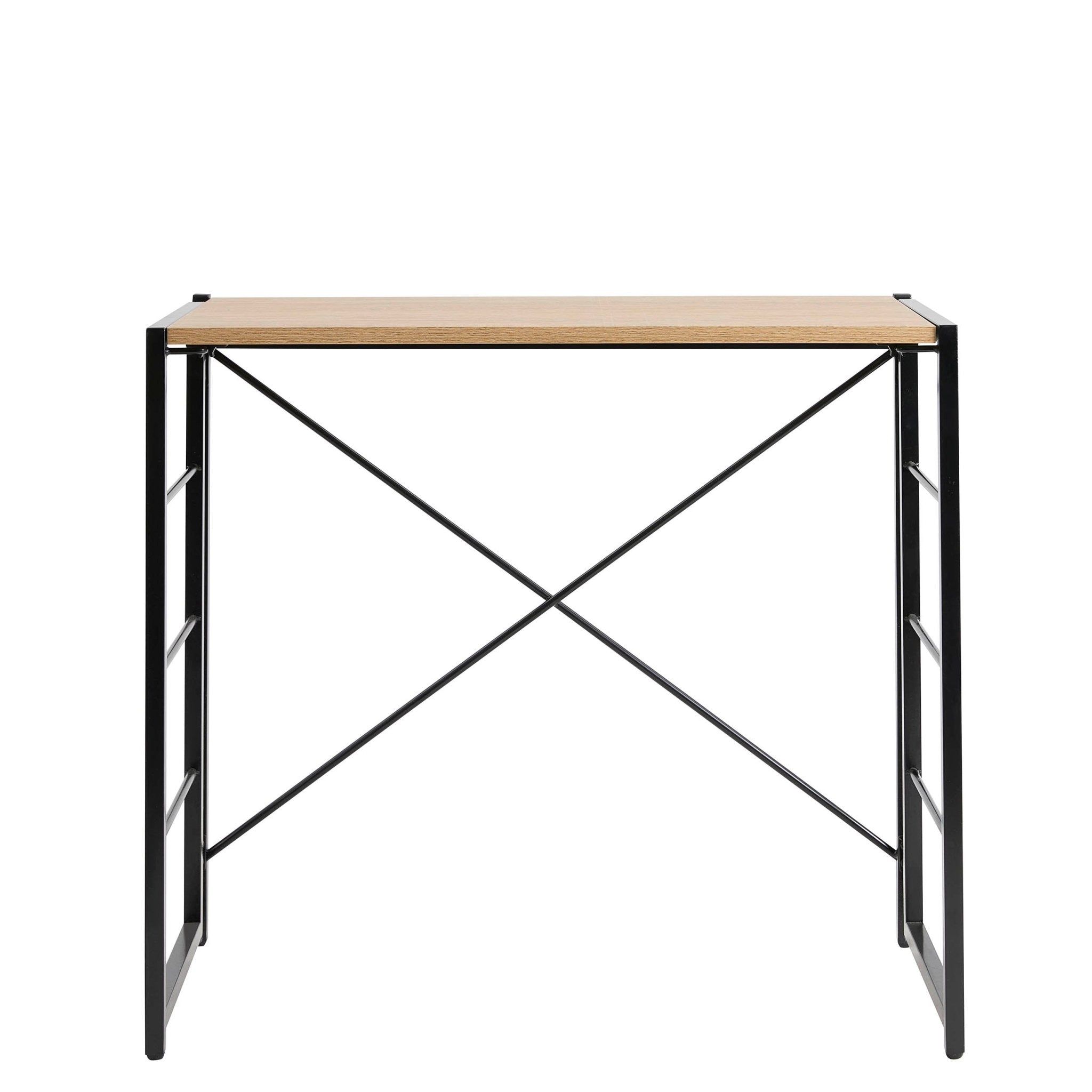 Riley Foldaway Desk - Light Wood - DUSK