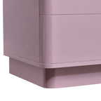 Romilly 2 Drawer Bedside Table - Violet Ice - DUSK