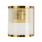 Rosie Glass Scallop Wall Light - Gold - DUSK