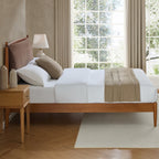 Rotterdam Dark Wood Bed Frame - Cappuccino - DUSK