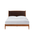Rotterdam Dark Wood Bed Frame - Cappuccino - DUSK