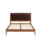 Rotterdam Dark Wood Bed Frame - Cappuccino - DUSK