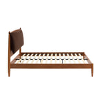 Rotterdam Dark Wood Bed Frame - Cappuccino - DUSK