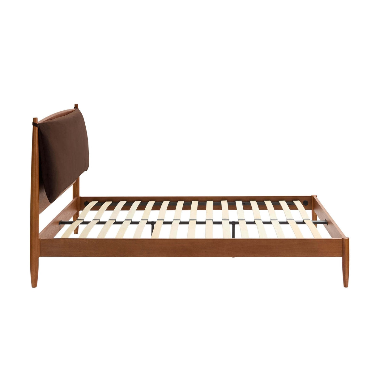 Rotterdam Dark Wood Bed Frame - Cappuccino - DUSK