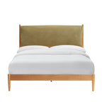 Rotterdam Light Wood Bed Frame - Light Green - DUSK