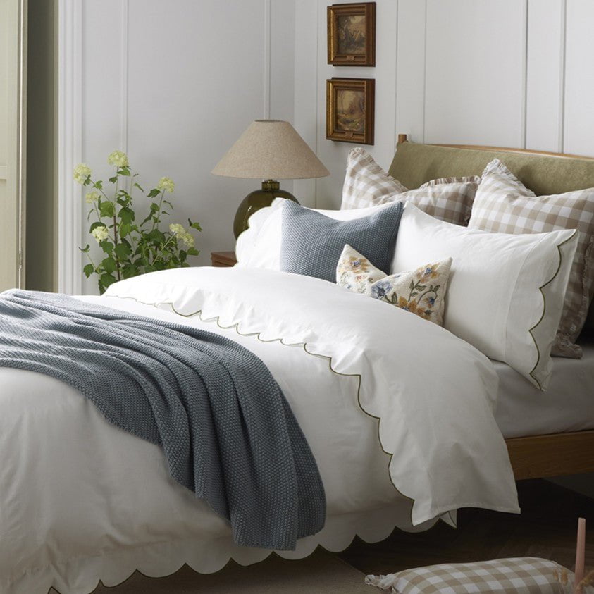 Rotterdam Light Wood Bed Frame - Light Green - DUSK