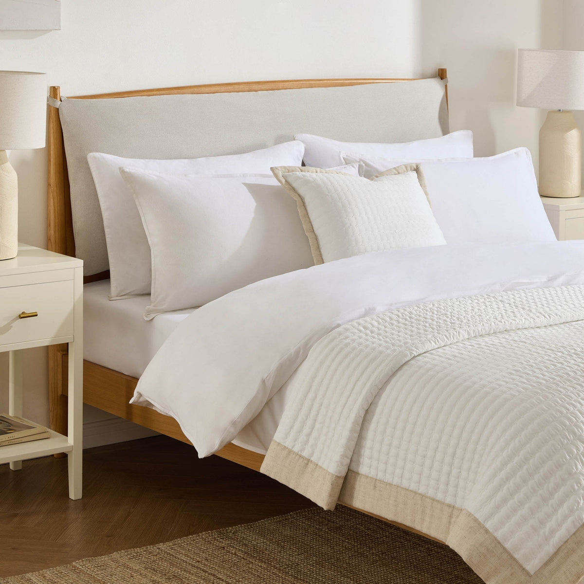Rotterdam Light Wood Bed Frame - Natural - DUSK