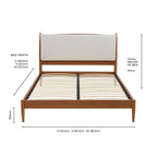 Rotterdam Light Wood Bed Frame - Natural - DUSK
