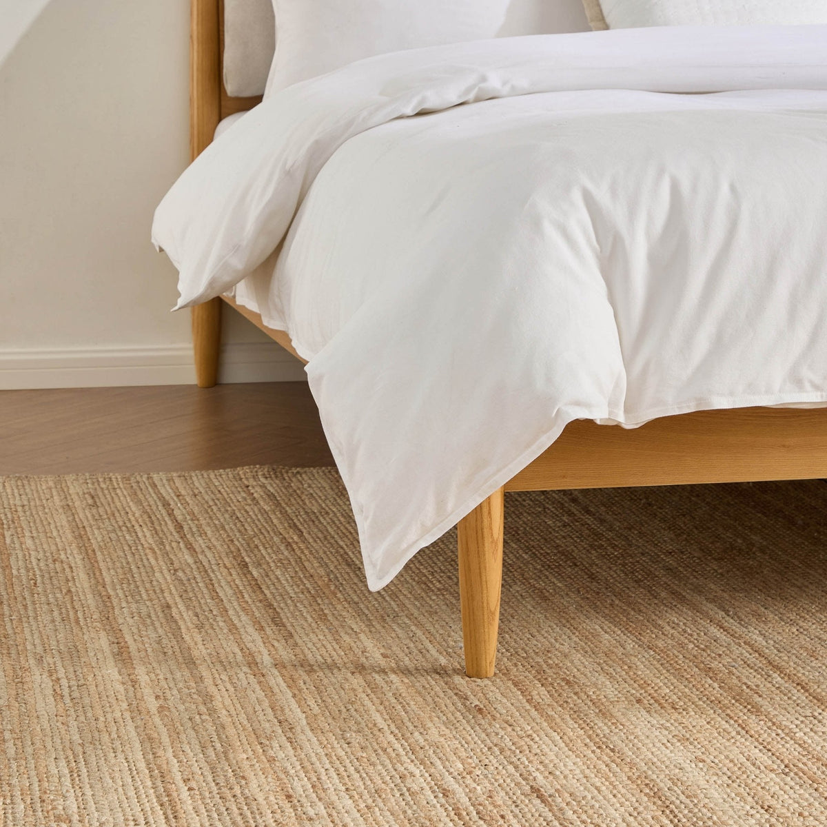 Rotterdam Light Wood Bed Frame - Natural - DUSK