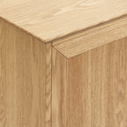 Ruby 2 Door Sideboard - Light Wood - DUSK