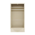 Ruby 2 Door Wardrobe with Drawer - Cream - DUSK