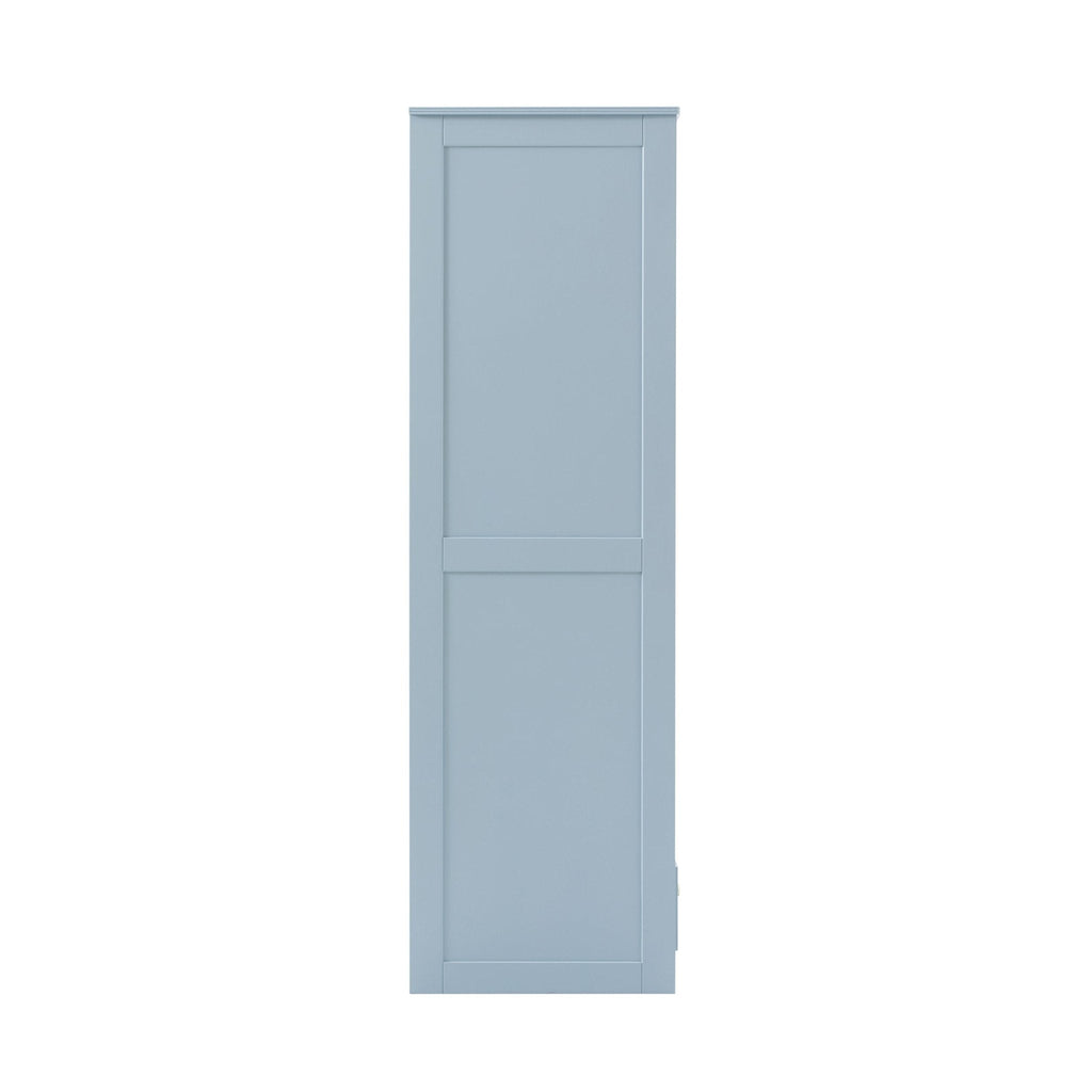 Ruby 2 Door Wardrobe with Drawer - Sky Blue - DUSK