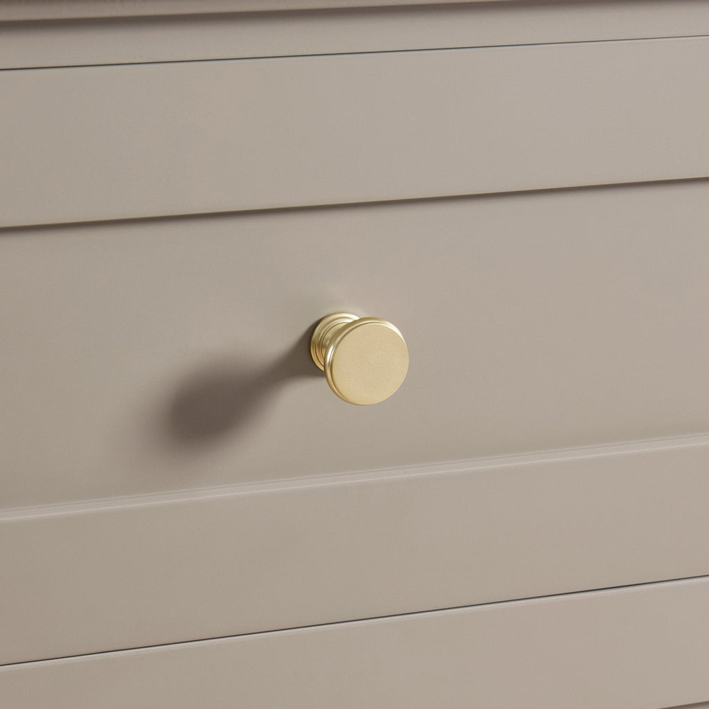 Ruby 3 Door Sideboard with Drawers - Taupe - DUSK