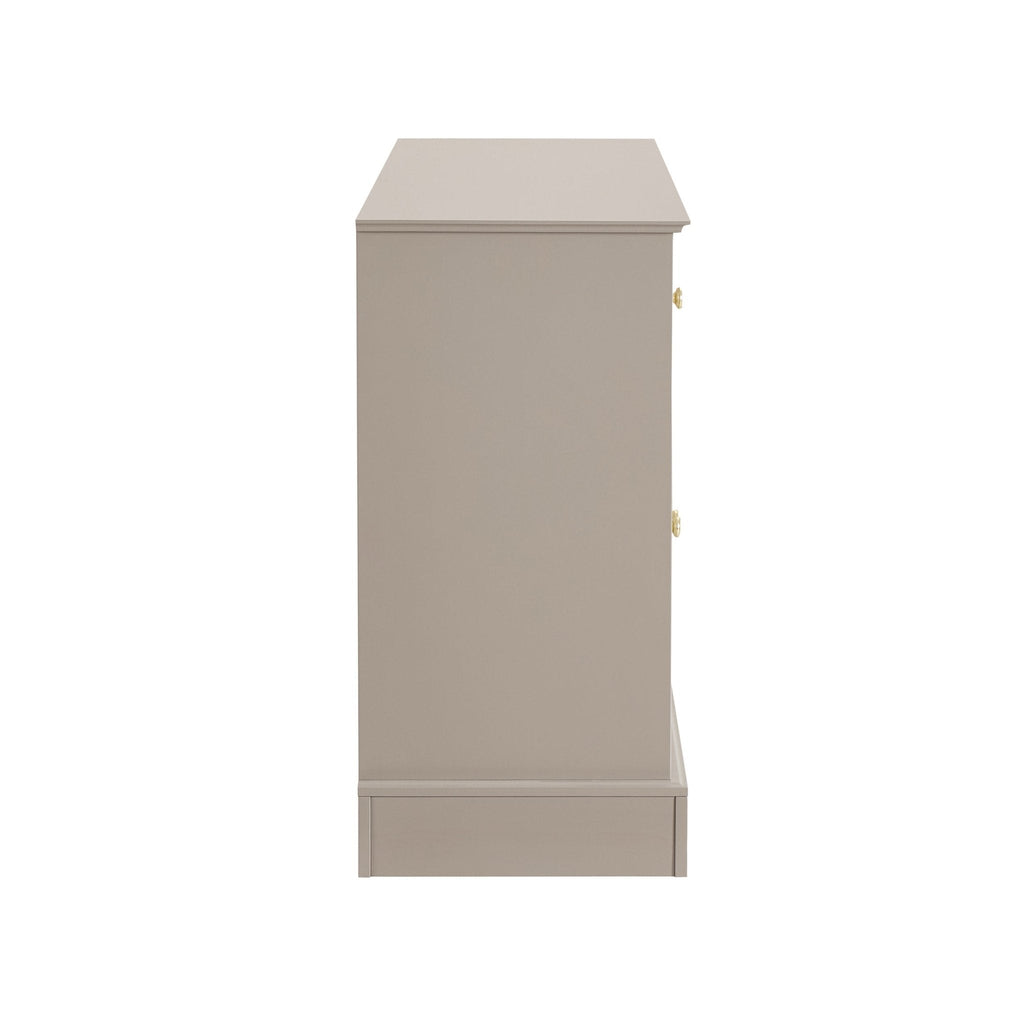 Ruby 3 Door Sideboard with Drawers - Taupe - DUSK