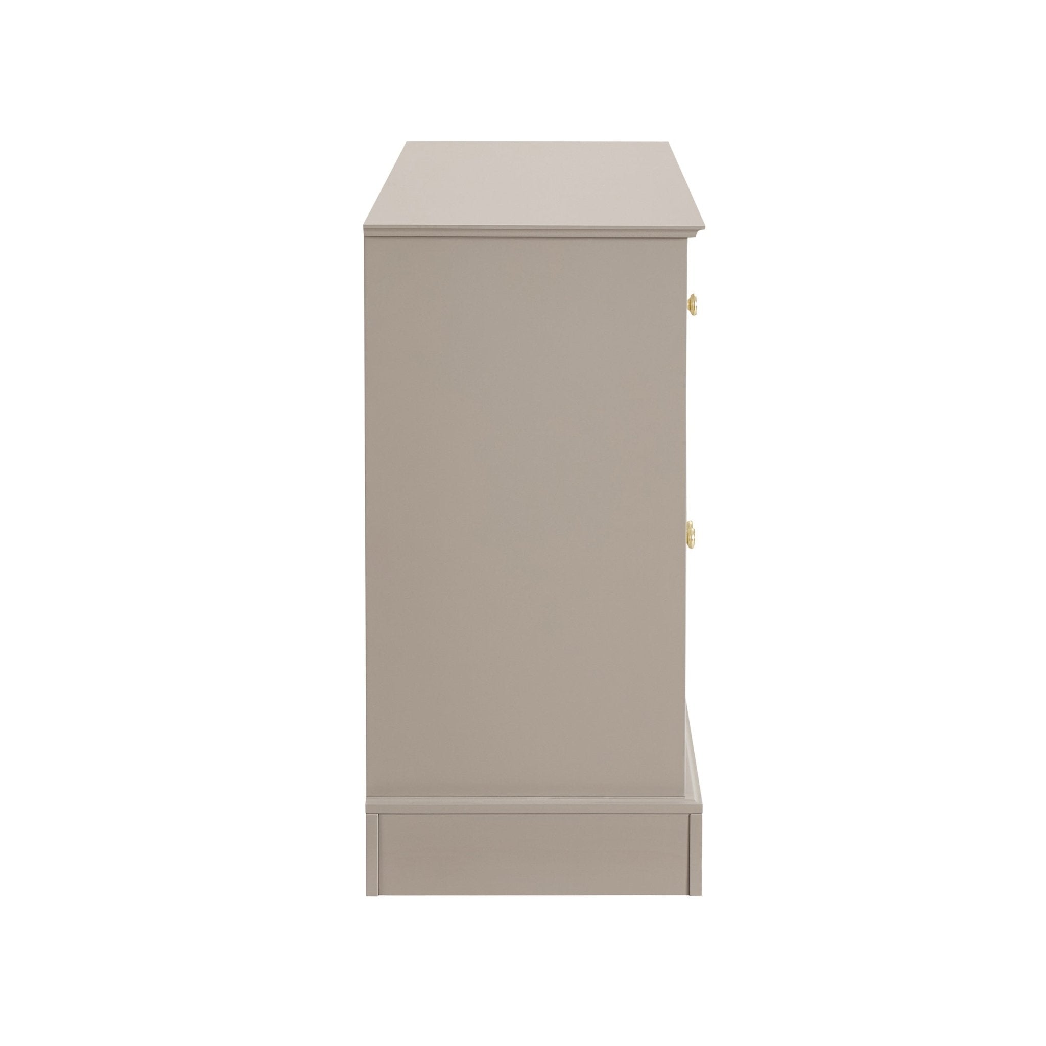 Ruby 3 Door Sideboard with Drawers - Taupe - DUSK