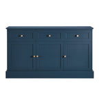 Ruby 3 Door Sideboard with Drawers - Teal - DUSK