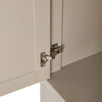 Ruby 3 Door Wardrobe 2 Drawers - Taupe - DUSK