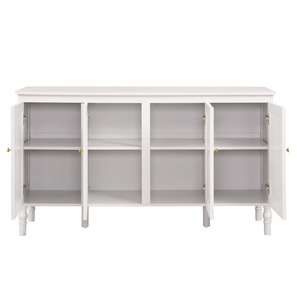 Ruby 4 Door Sideboard - Stone Grey - DUSK