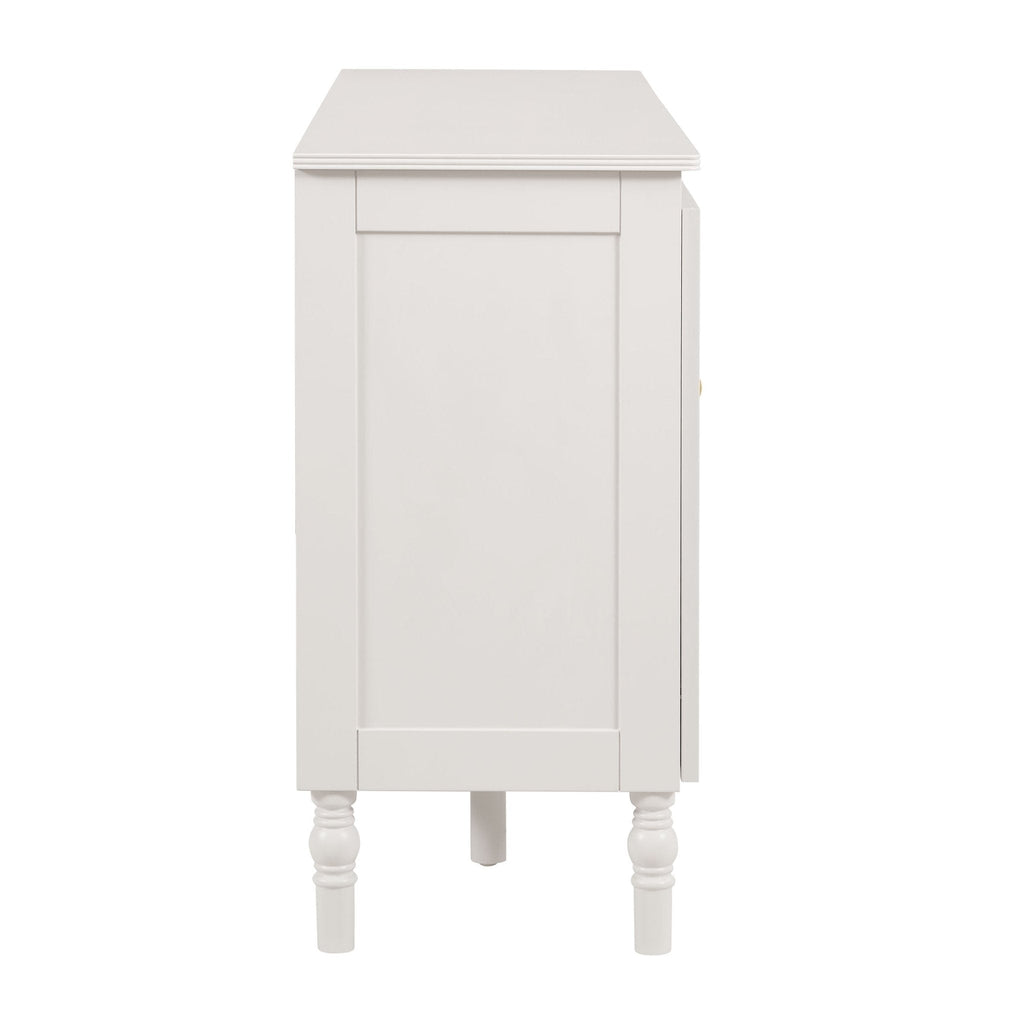 Ruby 4 Door Sideboard - Stone Grey - DUSK