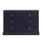 Ruby 6 Drawer Chest - Midnight - DUSK