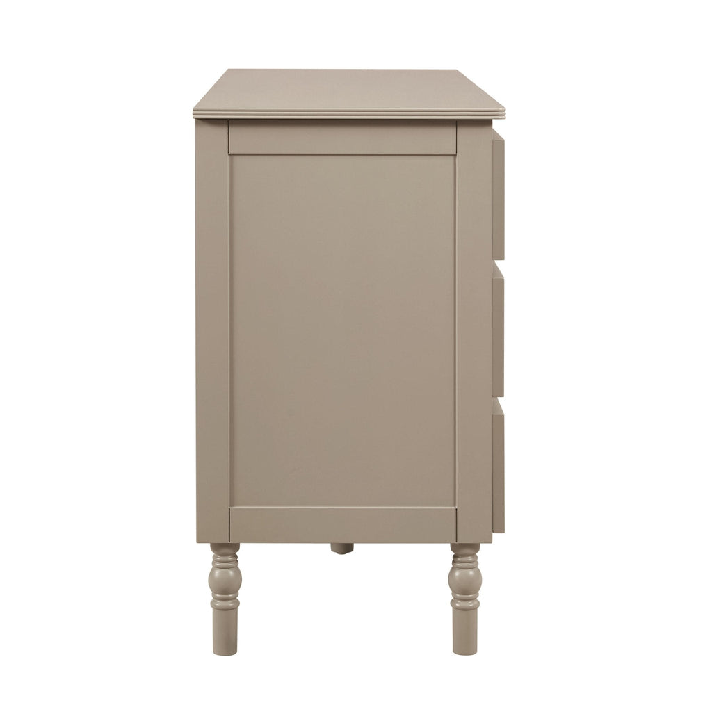Ruby 6 Drawer Chest - Taupe - DUSK