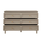 Ruby 6 Drawer Chest - Taupe - DUSK