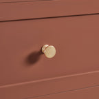 Ruby 6 Drawer Chest - Terracotta - DUSK