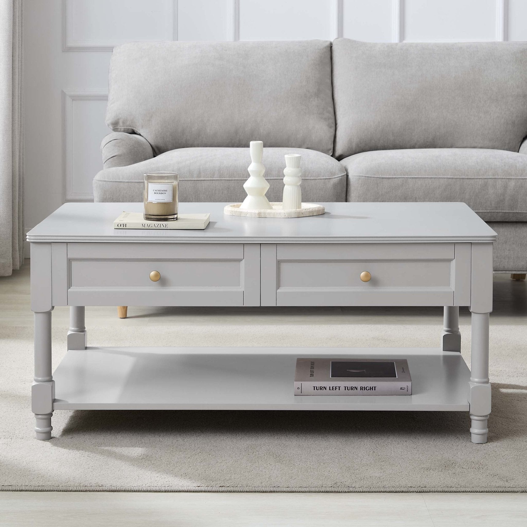 Ruby Coffee Table - Light Grey - DUSK