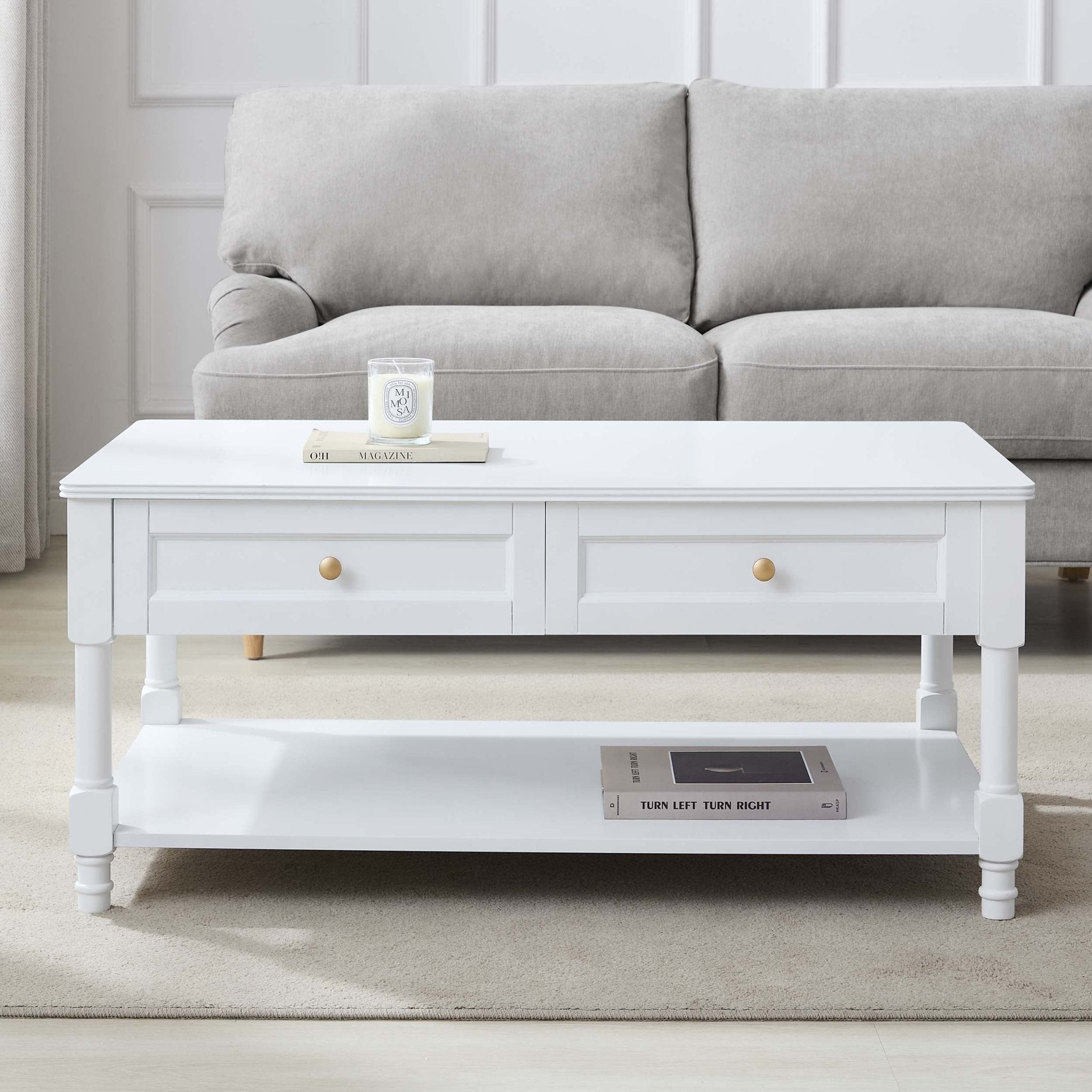 Ruby Coffee Table - Warm White - DUSK