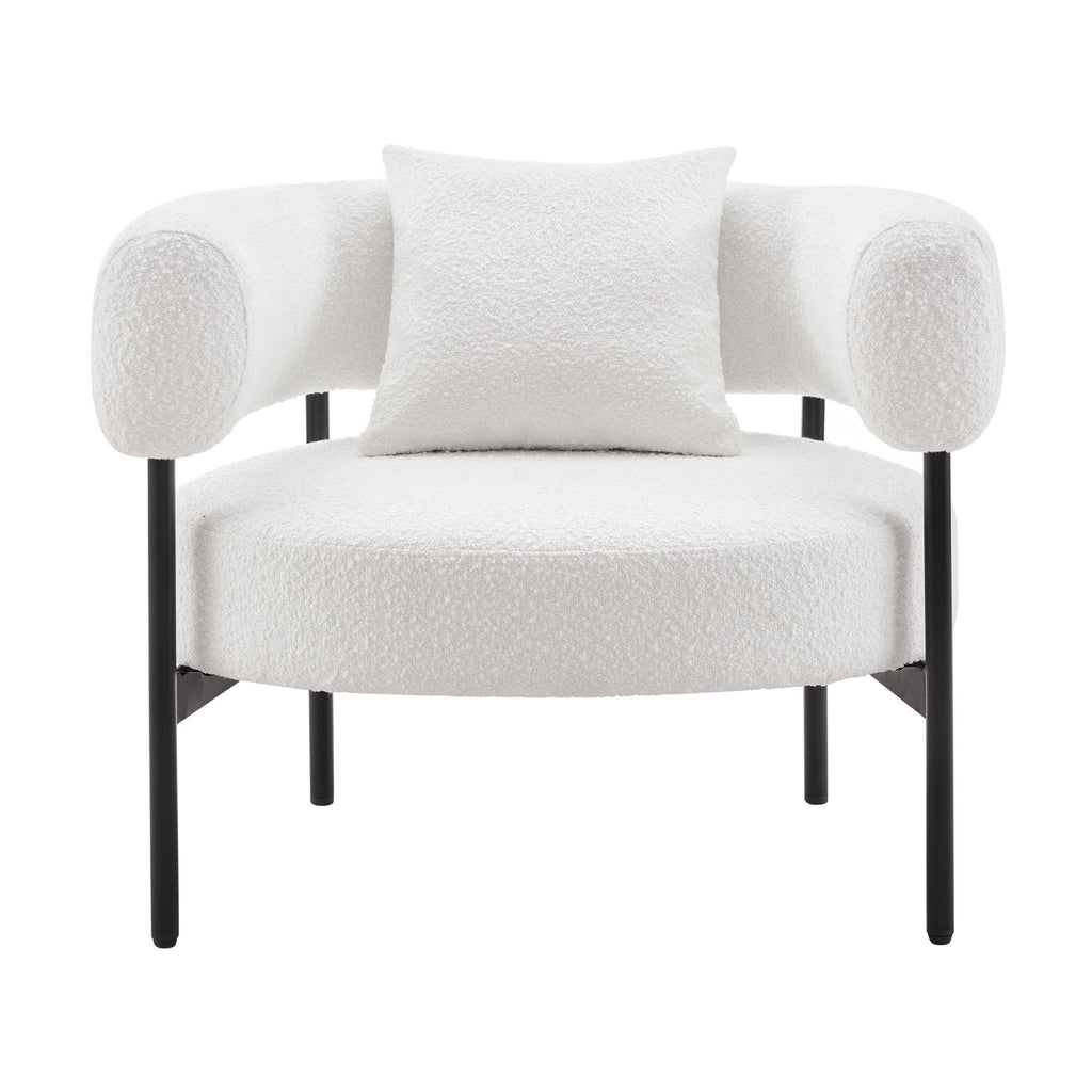 Sabrina Accent Chair - Boucle Ivory - DUSK