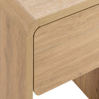 Samira Side Table - Light Wood - DUSK