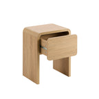 Samira Side Table - Light Wood - DUSK