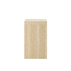 Samira Side Table - Travertine Effect - DUSK
