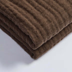 Savannah Four Layer Tufted Muslin Sofa Throw - Chocolate - DUSK
