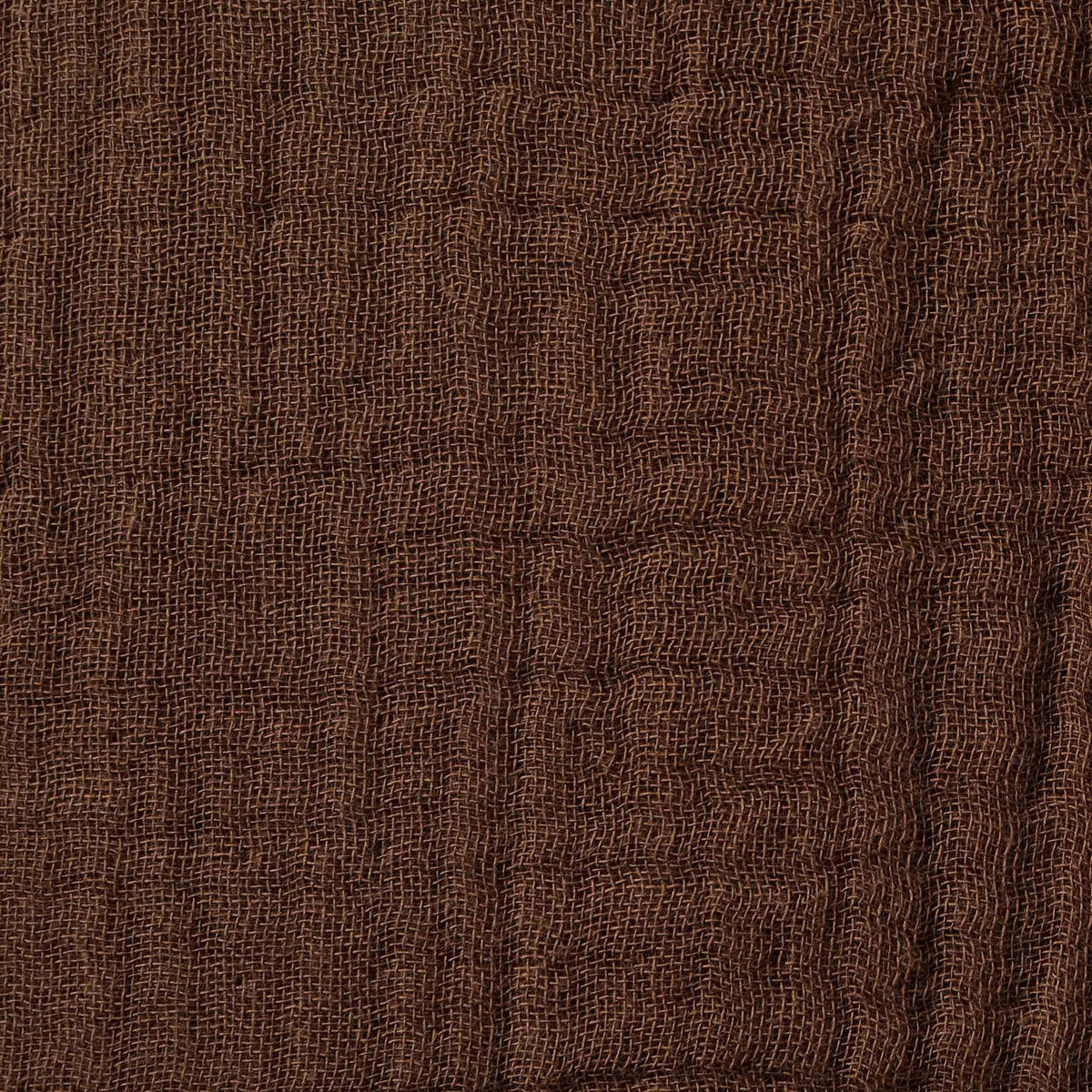 Savannah Set of 2 Tufted Muslin Cushion Covers - Chocolate - DUSK