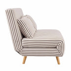 Seattle Double Click Clack Sofa Bed - Chocolate Stripe - DUSK