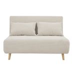 Seattle Double Click Clack Sofa Bed - Corduroy - Pebble - DUSK