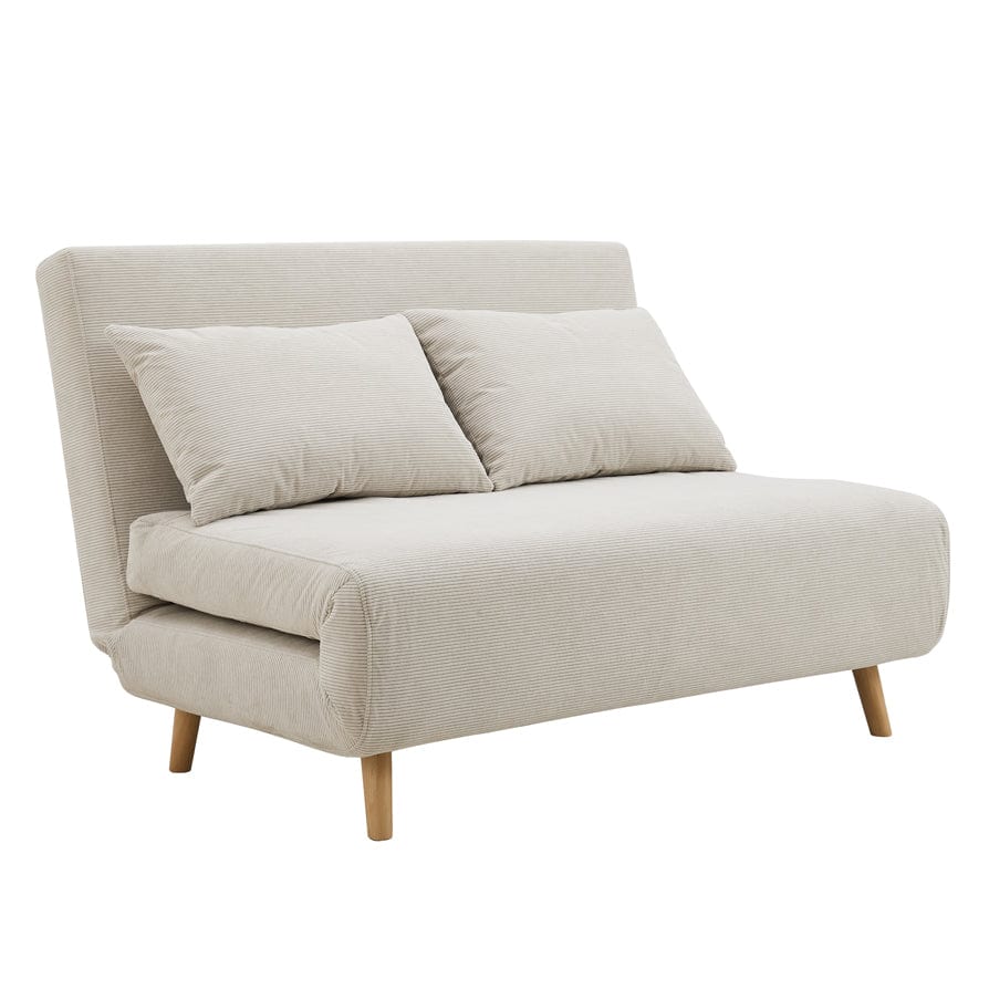Seattle Double Click Clack Sofa Bed - Corduroy - Pebble - DUSK
